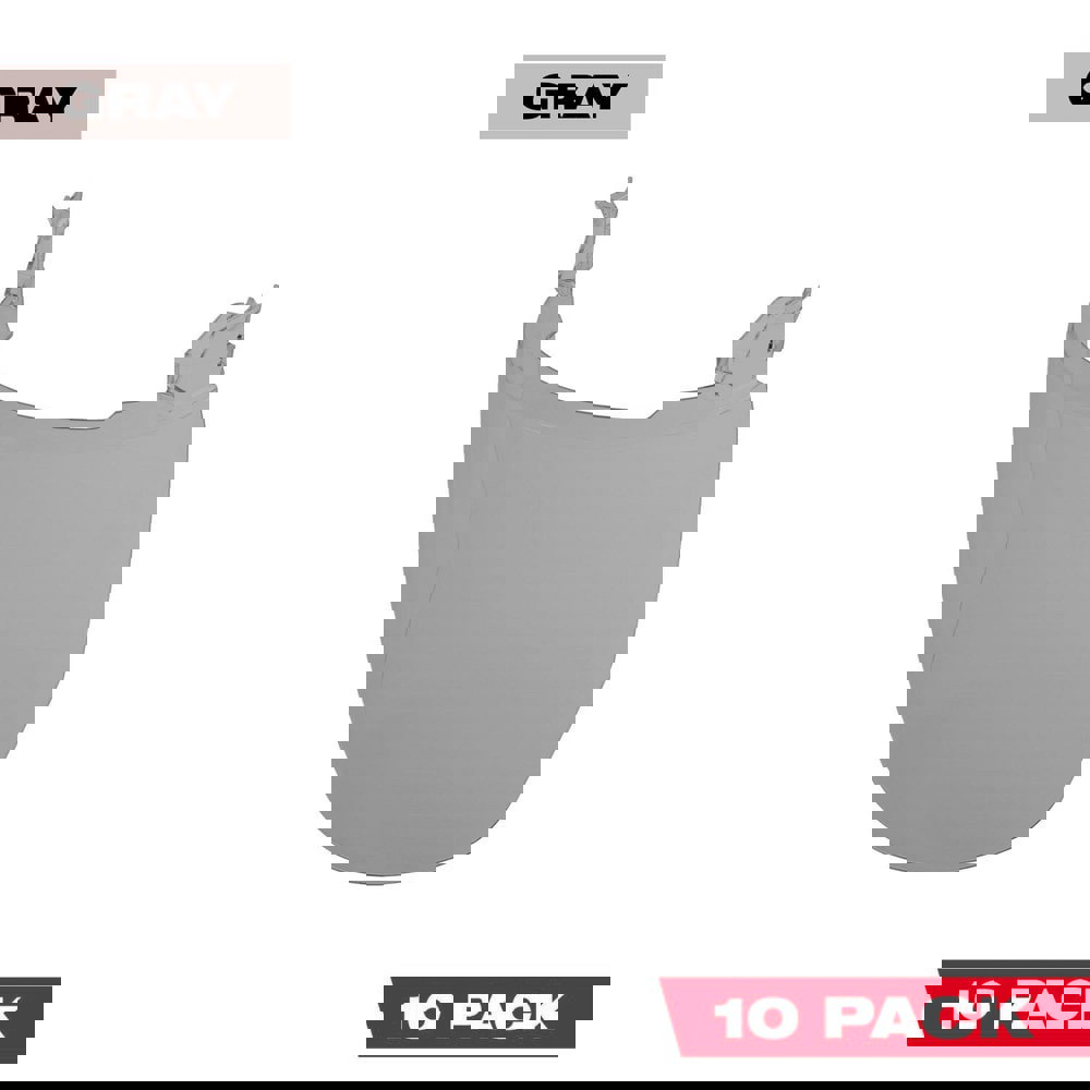 Face Shield Windows & Screens; Product Type: Replacement Lens ; Material: Polycarbonate ; Lens Shade: 9 to 10 ; Window Height (Decimal Inch): 9.8000 ; Window Width (Inch): 9.5 ; Application: Secure snap-in snap-out covers